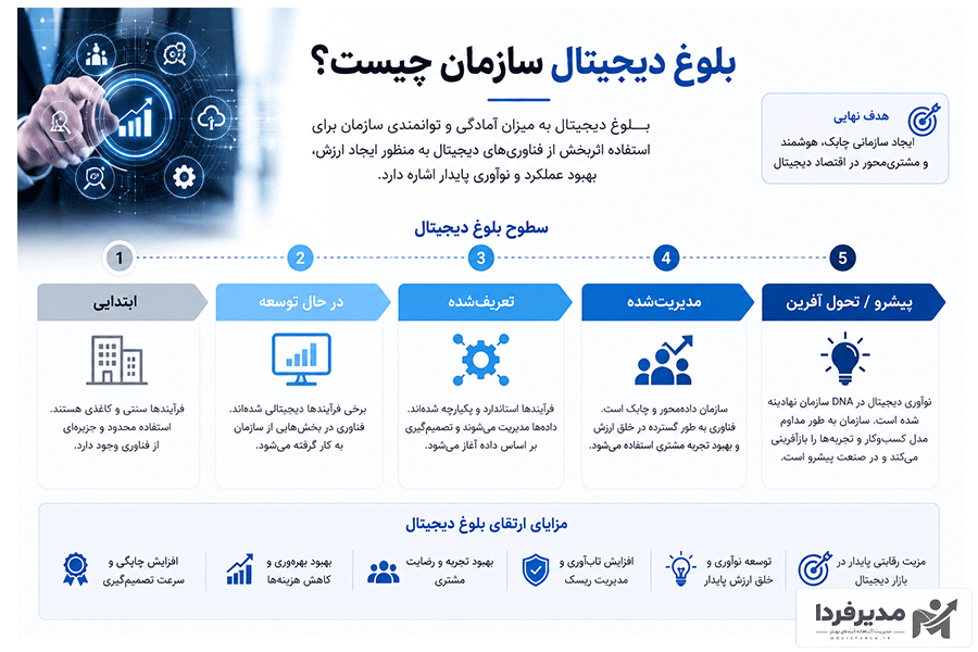 بلوغ دیجیتال سازمانی چیست