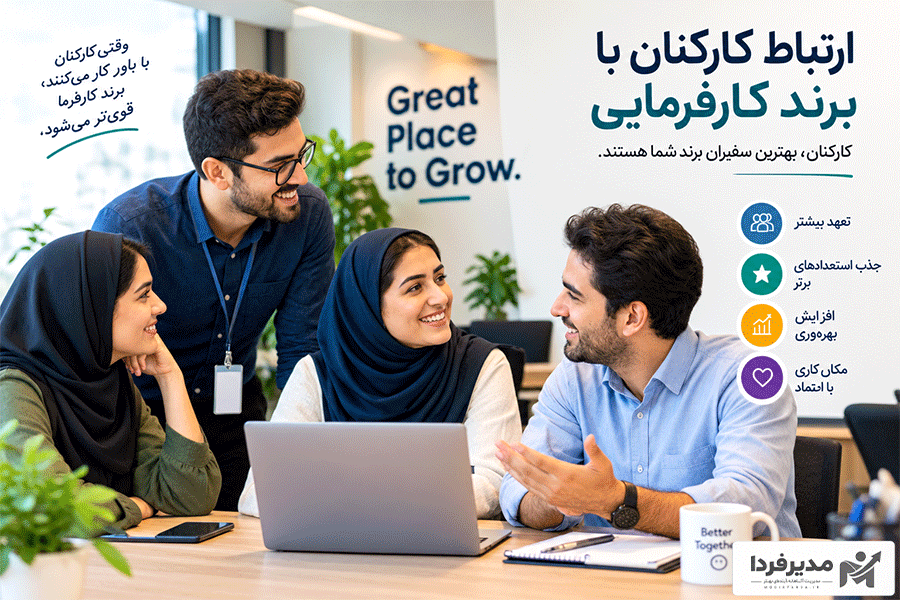ارتباط کارکنان با برند کارفرمایی